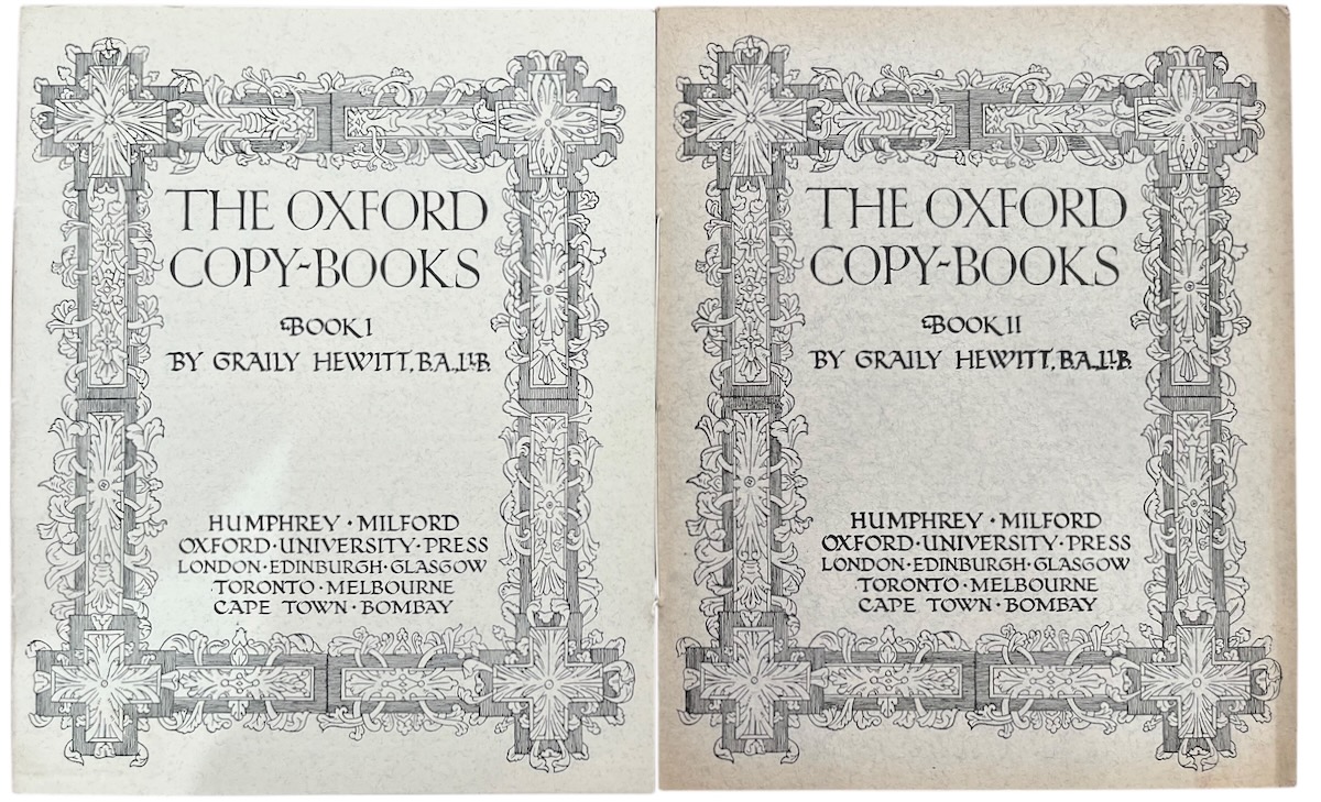 The Oxford Copy-Books. Book I [and] II.