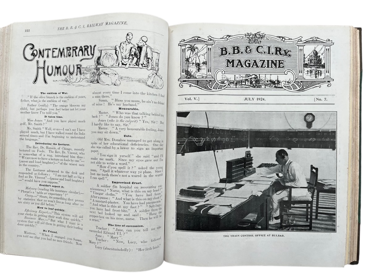 THE B.B. & C.I.Ry. Magazine. Volume V. January to December 1924.