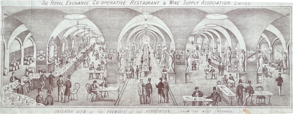 Interior View of the Premises of the Association (From the West Entrances).