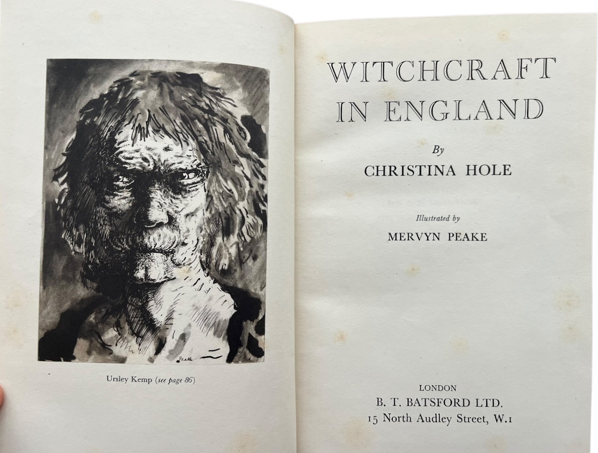 Witchcraft in England, by Christina Hole.