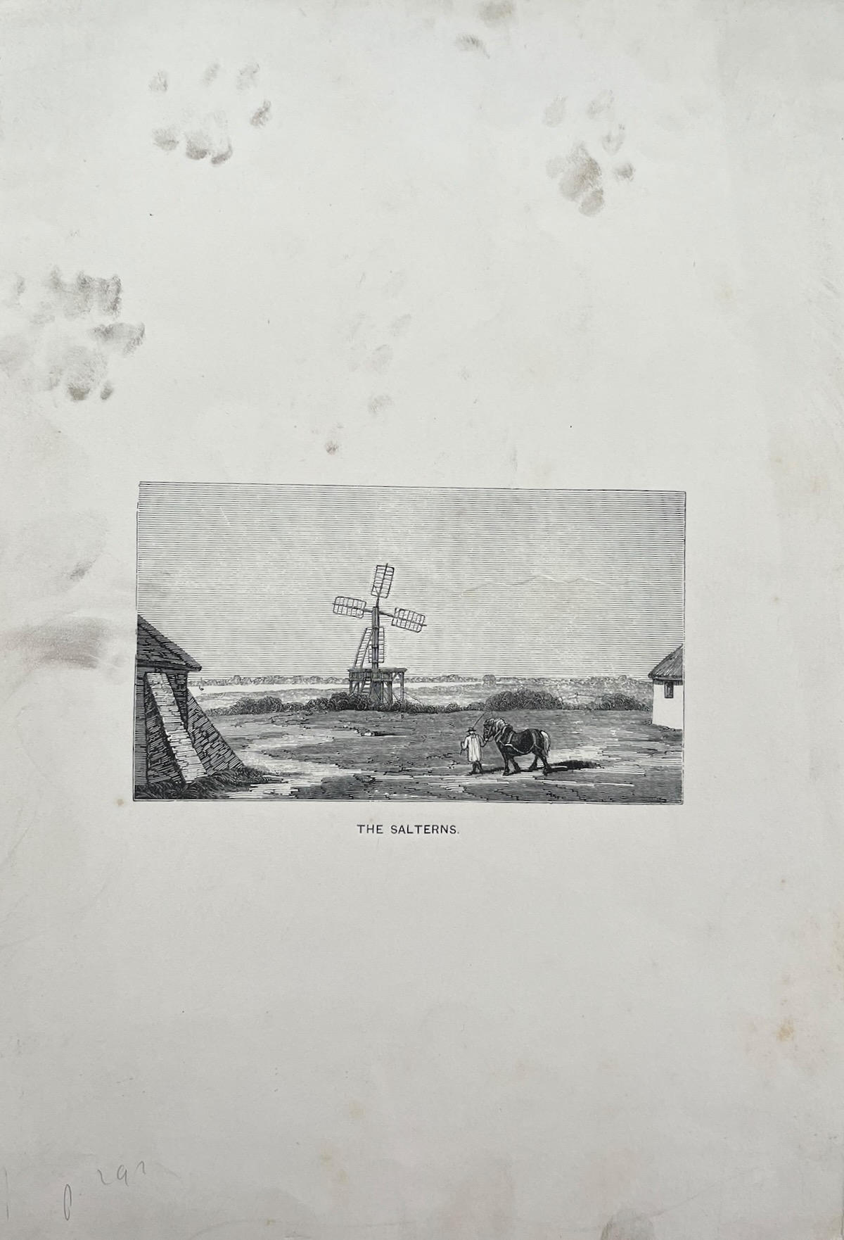 The Salterns. Proof Plate from A Topographical Account of the Hundred of Bosmere, in the County of Southampton, including the Parishes of Havant, Warblington, and Hayling. Page 292.