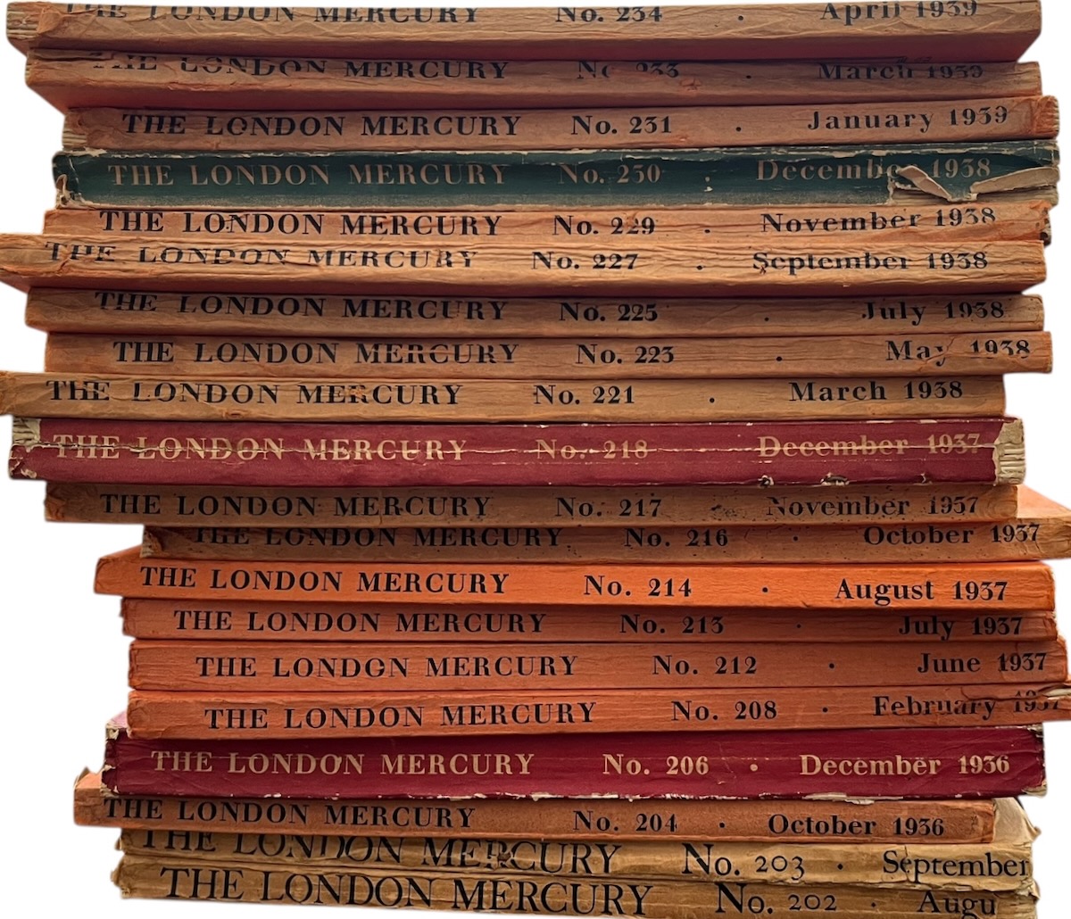 Contributions to The London Mercury.