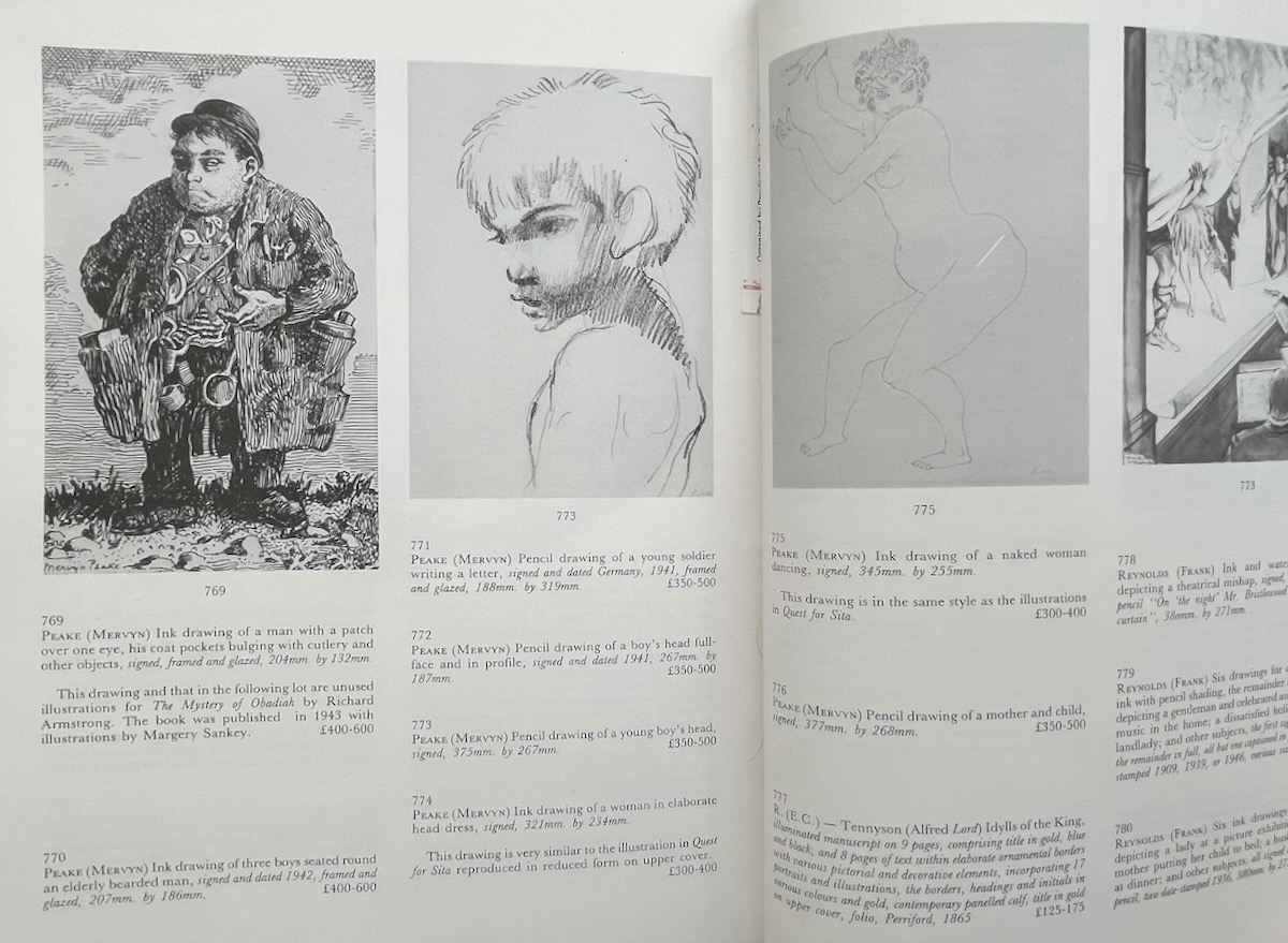 [Auction Catalogue] Continental Illustrated Books, English Illustrated and Private Press Books.