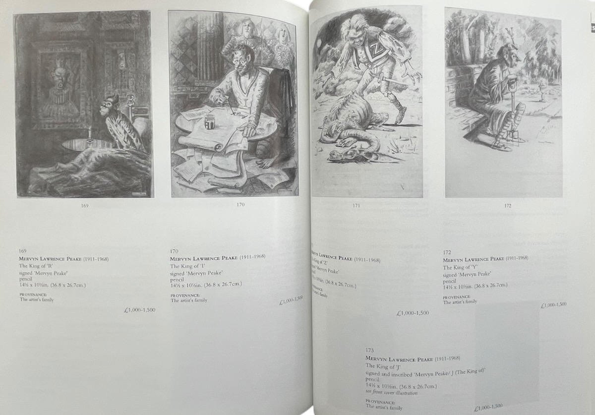 [Aution Catalogue] Illustrated Books and Original Book Illustrations.