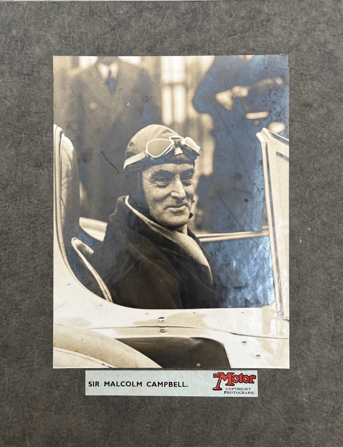 Sir Malcolm Campbell.