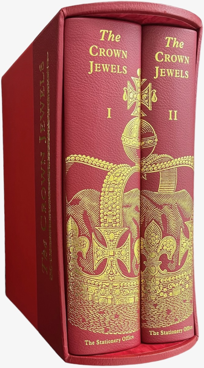 The Crown Jewels: The History of the Coronation Regalia in the Jewel House of the Tower of London. In Two Volumes. Volume I. The History. Volume II. The Catalogues.