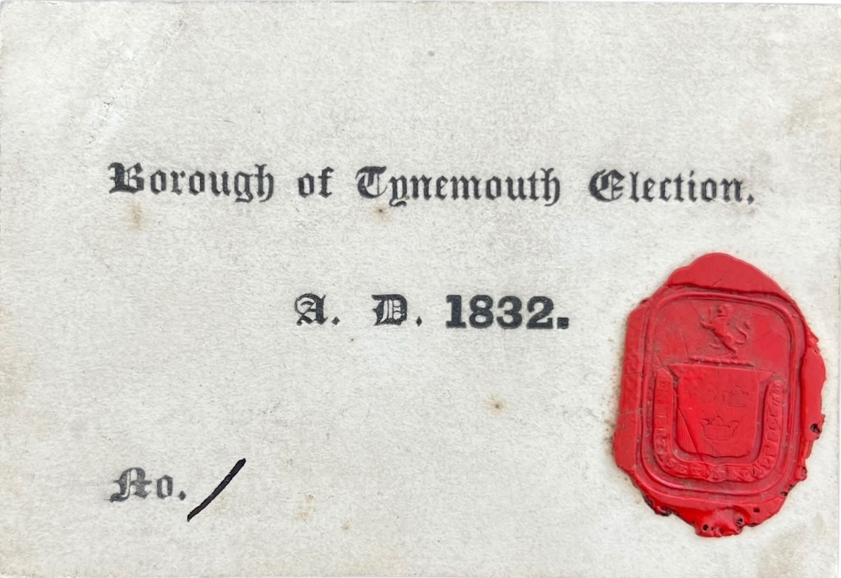 Image for Borough of Tynemouth Election A.D. 1832. Borough of Tynemouth Election A.D. 1832.