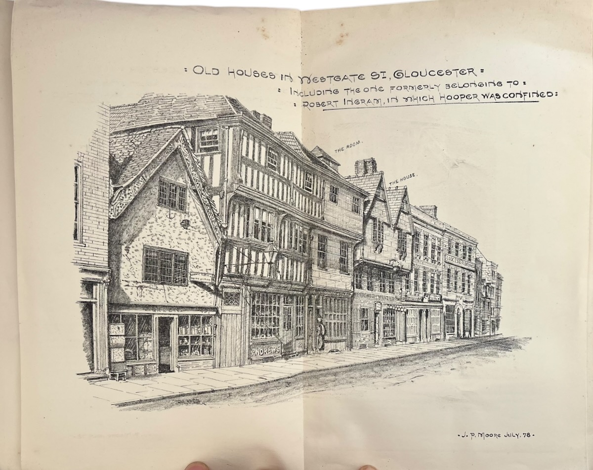 On Some Archaeological Remains in Gloucester relating to the burning os Bishop Hooper. read at the Annual Meeting of the Cotteswold Club, at Gloucester, 1878.