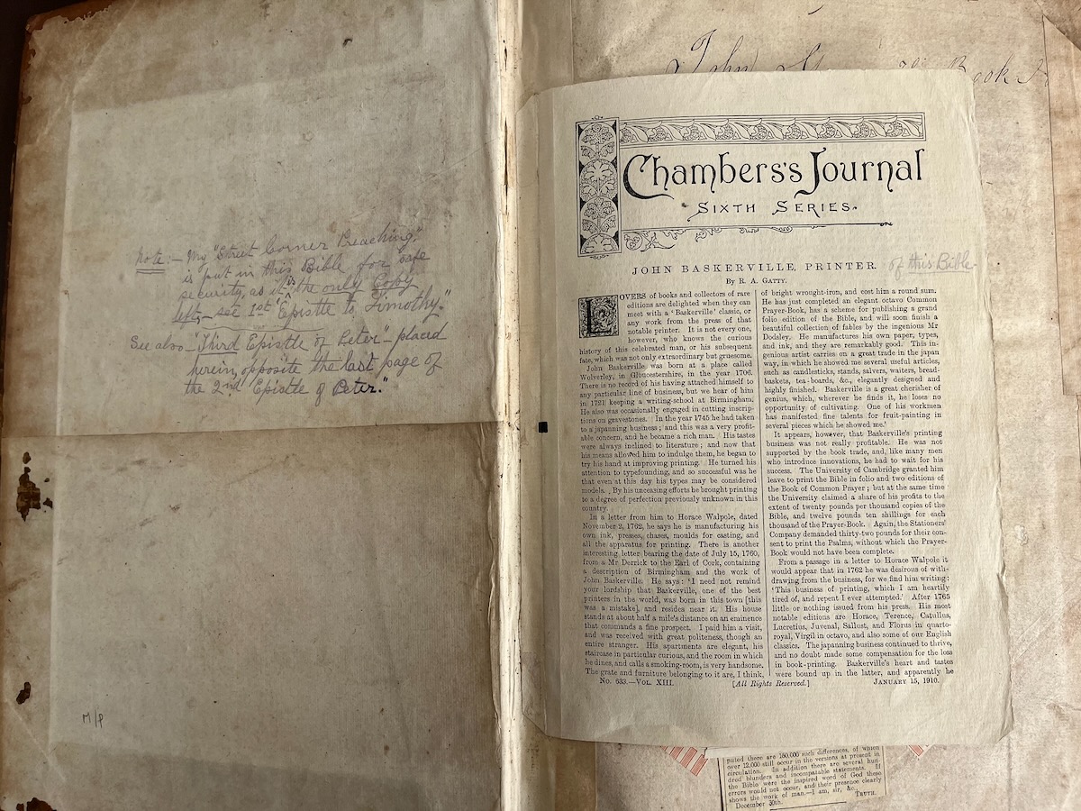 The Holy Bible, Containing the Old Testament and the New; with the Apocrypha: Translated out of the Original Tongues, with Annotations.
