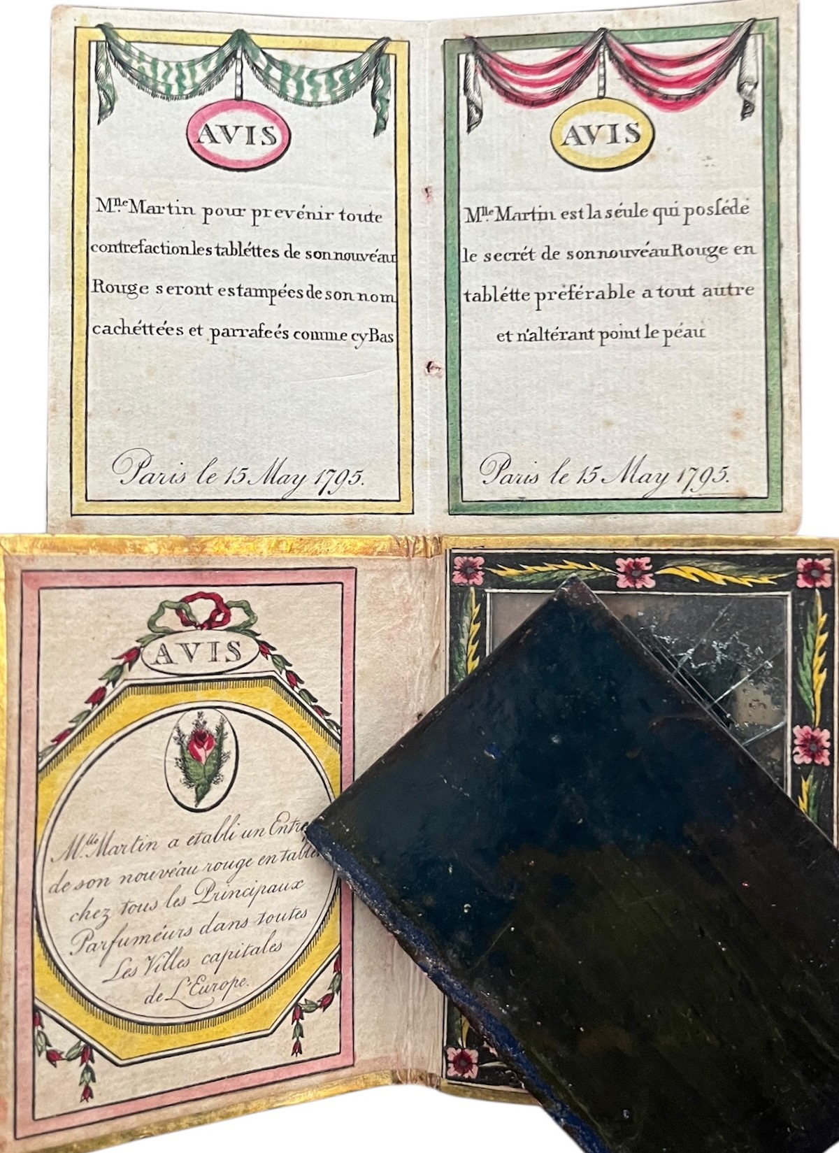Tablettes de Mlle Martin a l&rsquo;usage des dames.