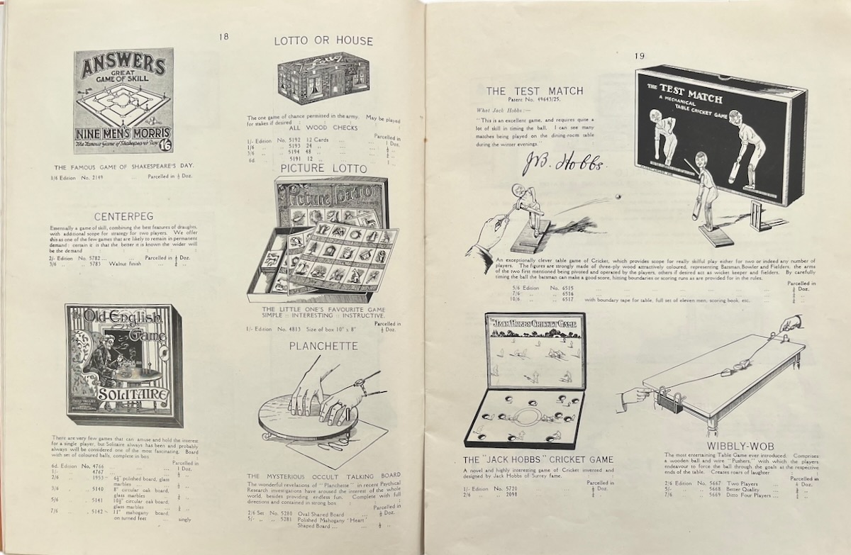 Catalogue of Indoor Games and Kindergarten Amusements.