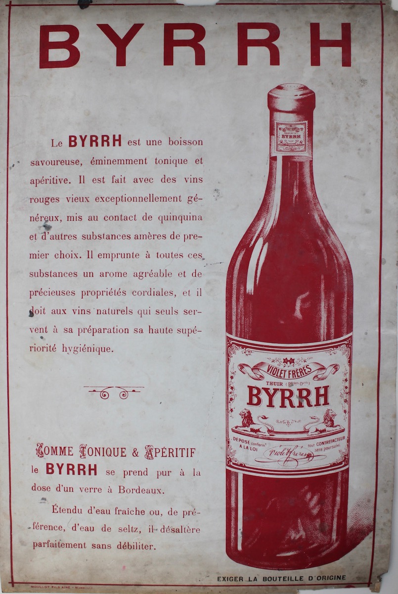 Pair of large show cards for Byrrh.