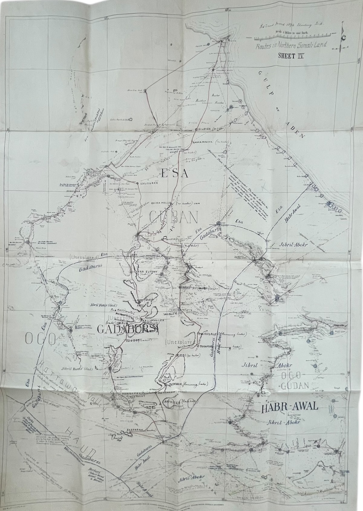 Somaliland Shooting Trip. A Manuscript Diary of the Trip [with] 2 Photograph Albums [with] Two Annotated Maps of the Route.