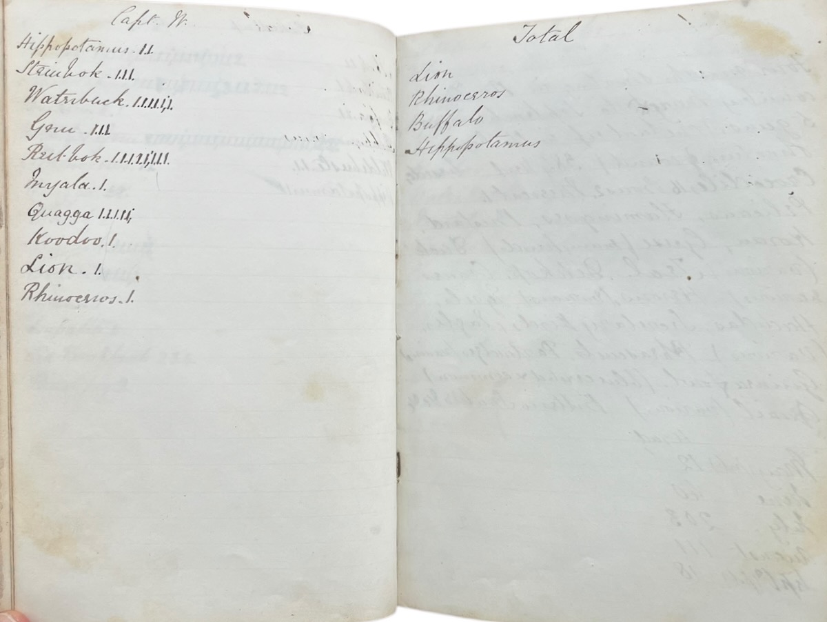 The Big Game Diary of R.J. Edmonds (Dilly) in Zululand.