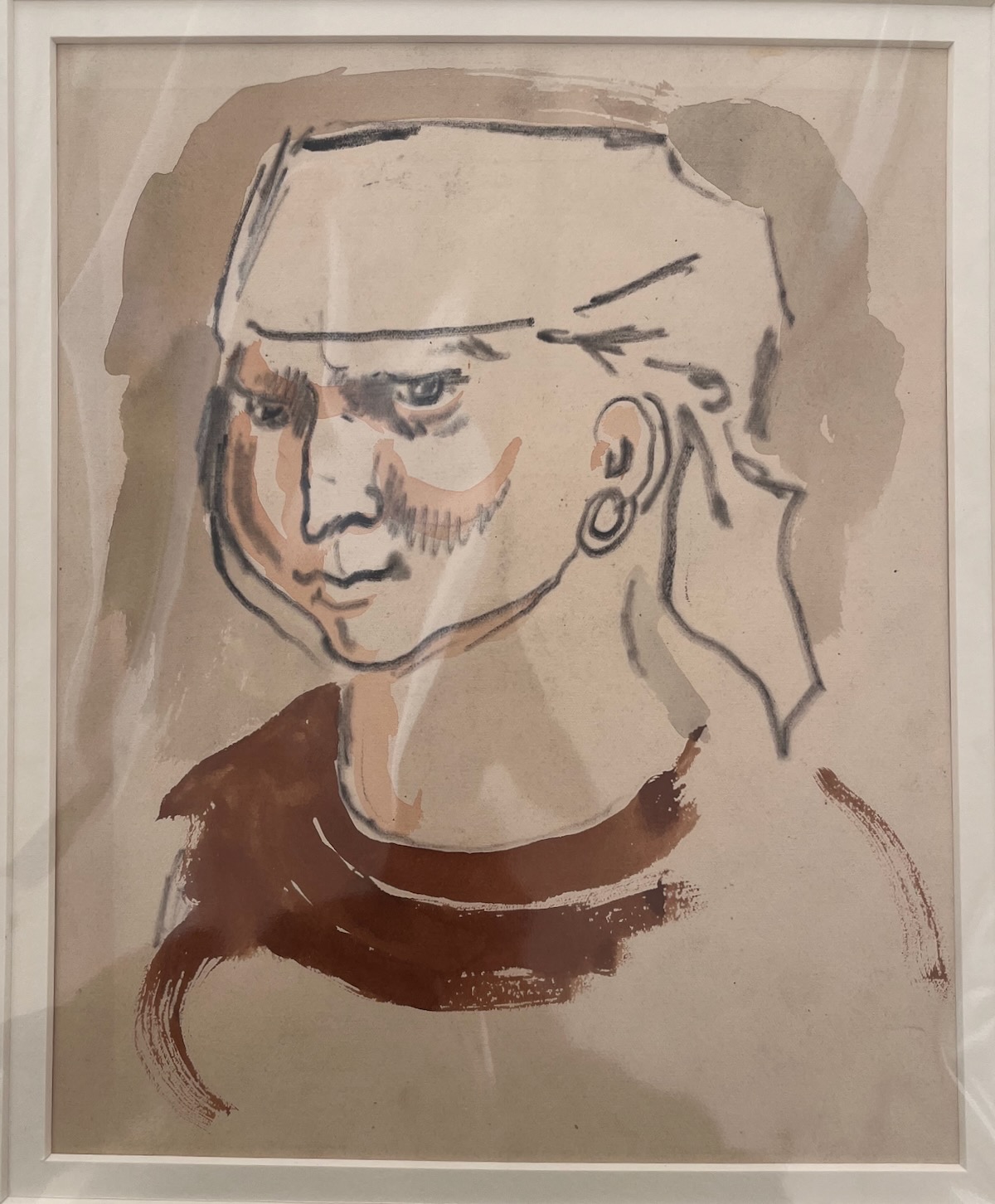 Peasant Woman with Earring. [Yugoslavia]