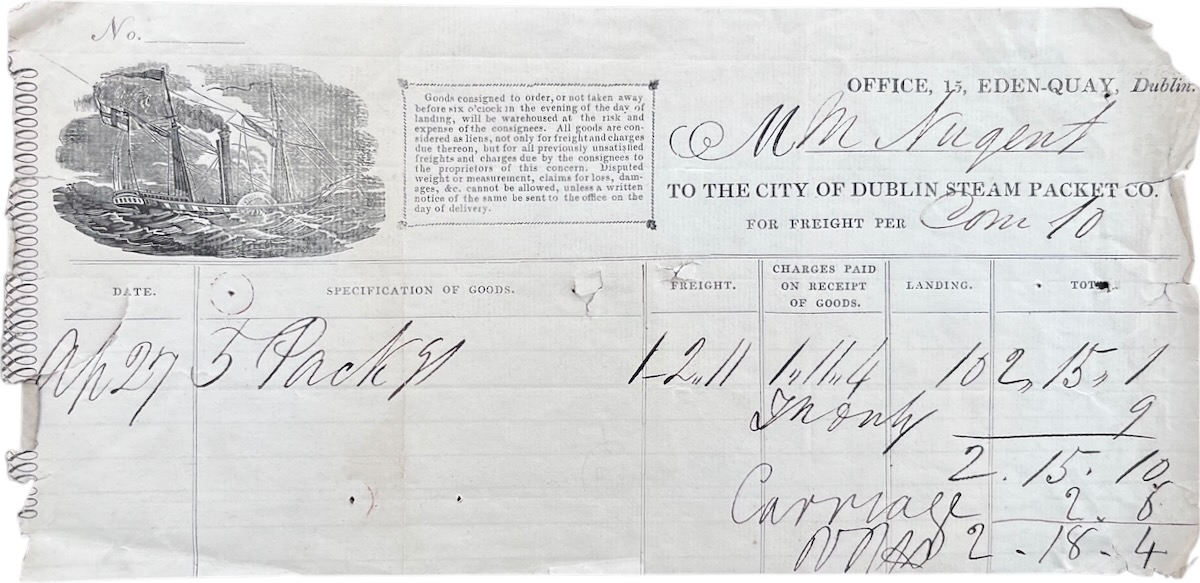 Docket for Freight and Charges.
