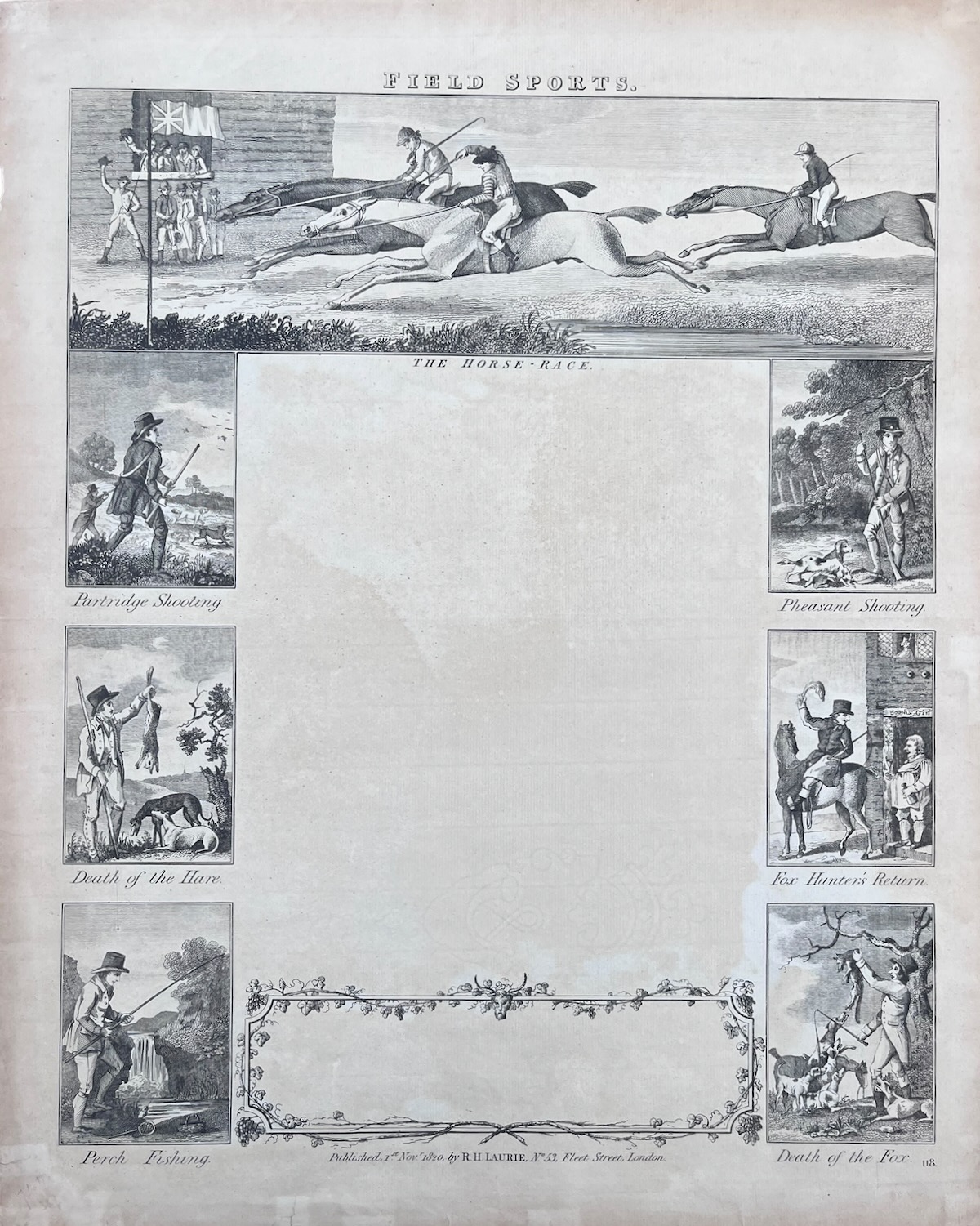 Field Sports. [with] Field Sports. Plate 2.