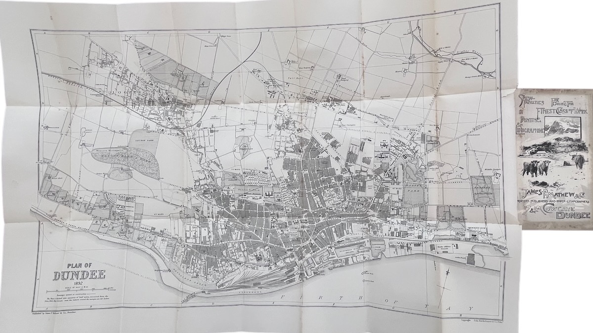 The Dundee Directory 1892 - 93, including Lochee, Broughty Ferry, Monifieth, Carnoustie, Newport, Tayport, and the Rural District in the Vicinity of Dundee. Accompanied by a Plan of Dundee and Suburbs and a Plan of Broughty Ferry.