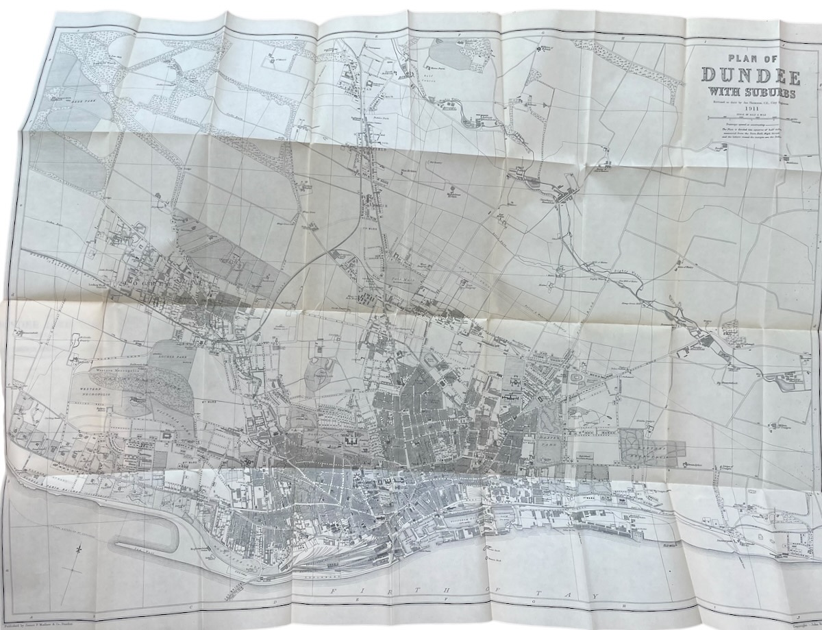 The Dundee Directory 1911 - 12, including Lochee, Broughty Ferry, Monifieth, Carnoustie, Newport, Tayport, and the Rural District in the Vicinity of Dundee. Accompanied by a Plan of Dundee and Suburbs and a Plan of Broughty Ferry.