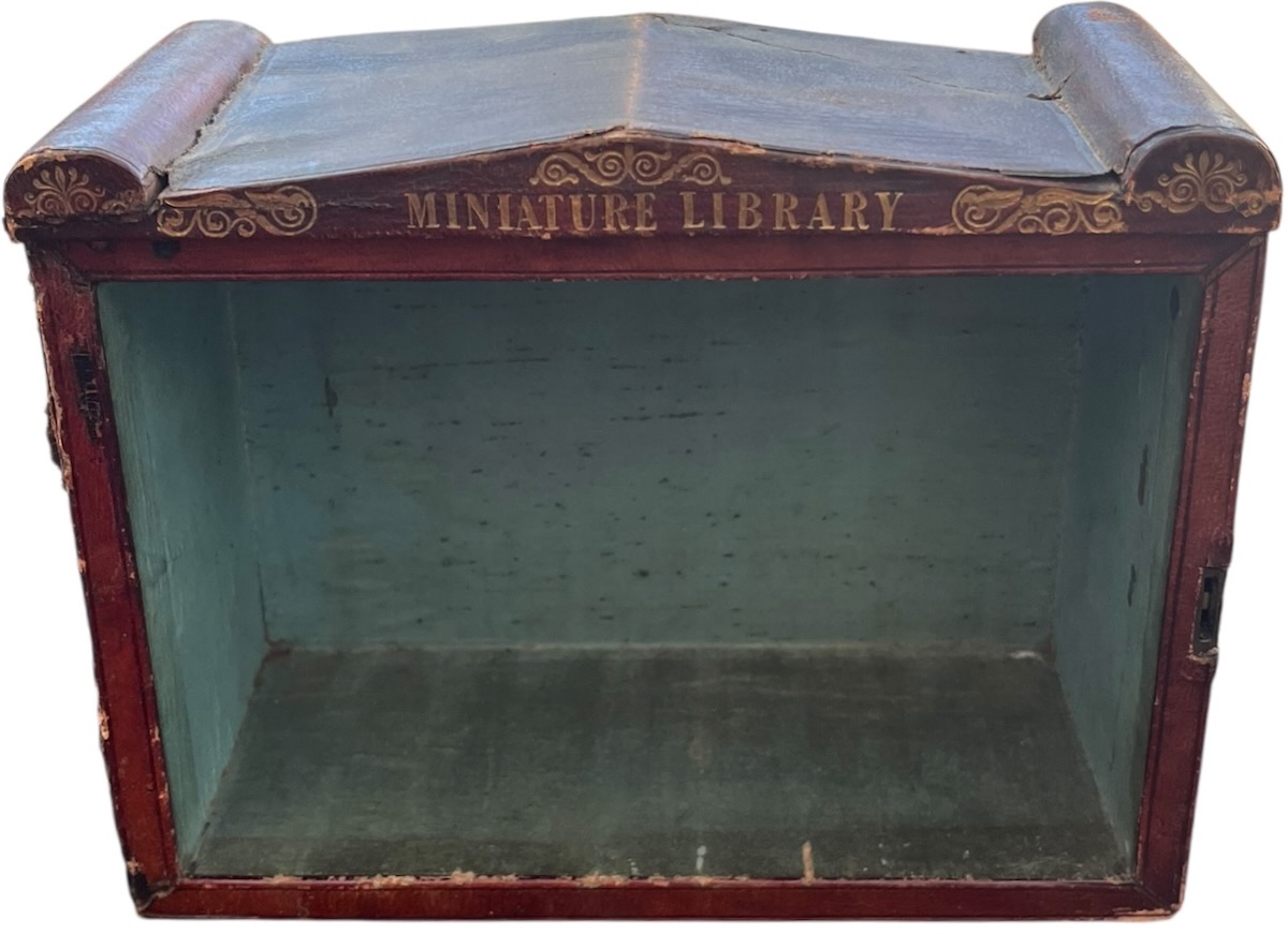 Miniature Library Case.