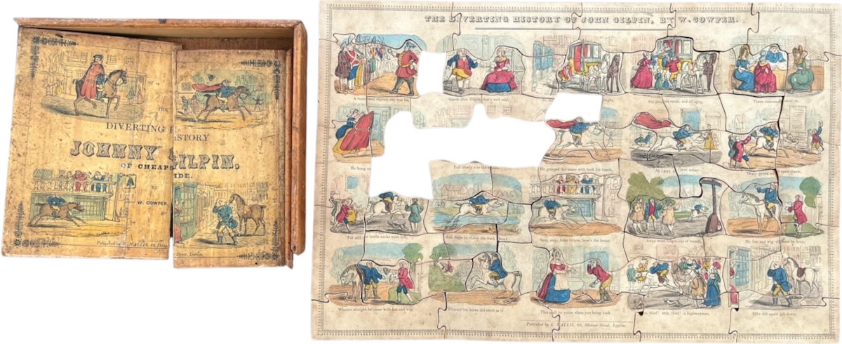 The Diverting History of John Gilpin, by William Cowper. Jigsaw.